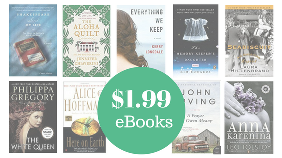  eBook sale. Most of these titles are only $1.99 right now with many of