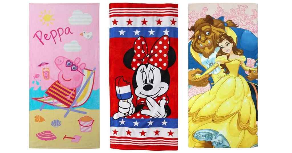 Kohl's Disney Beach Towels for 7.64 Southern Savers