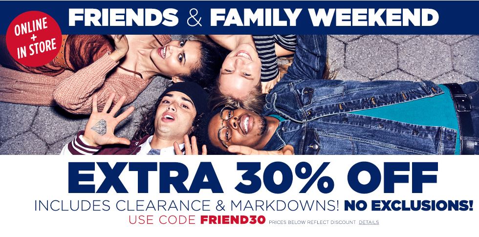 Aeropostale Coupon Code Extra 30 Off Clearance Southern Savers