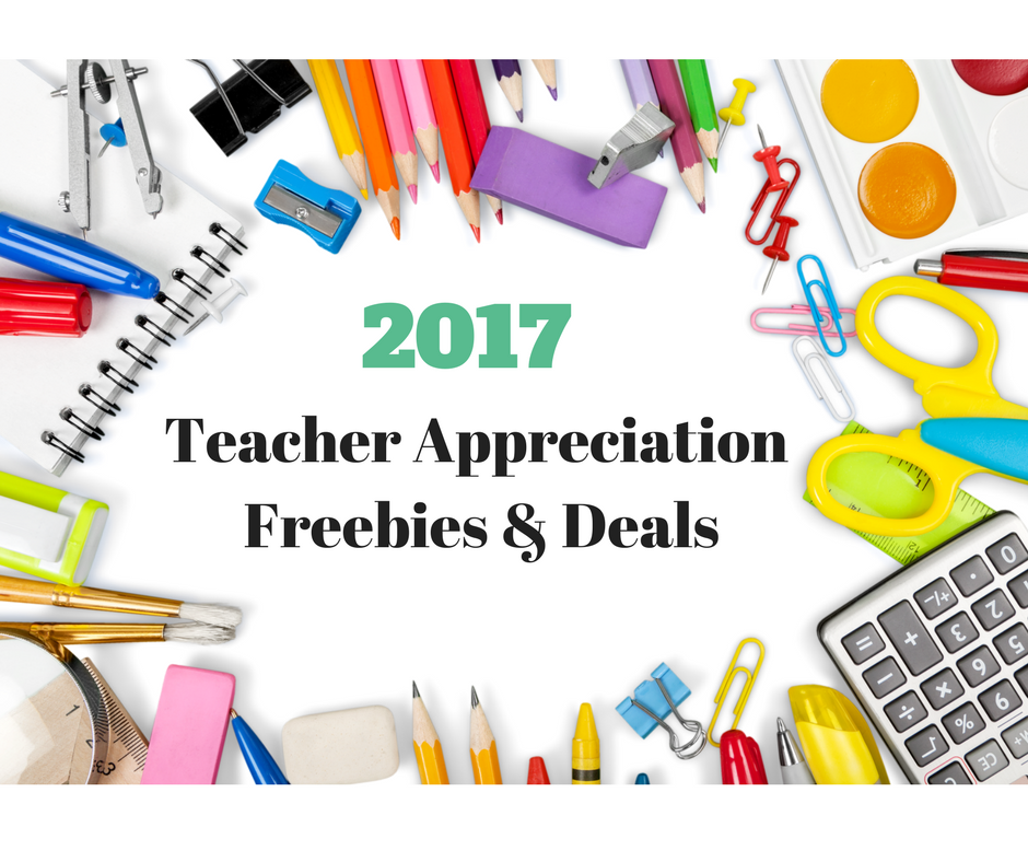 2017 Teacher Appreciation Week Freebies & Discounts Southern Savers