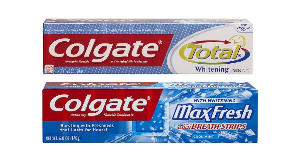 free colgate toothpaste