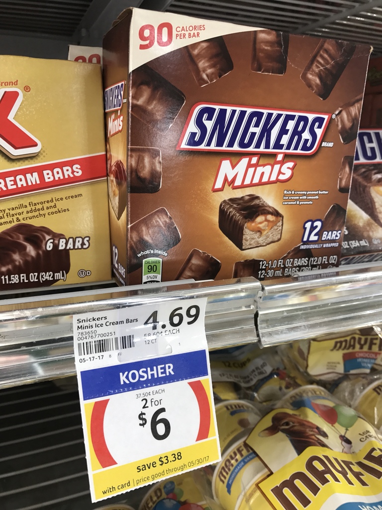 Snickers® Mini Ice Cream Bars, 12 ct - Kroger