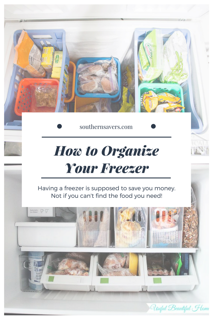 how to organize your freezer