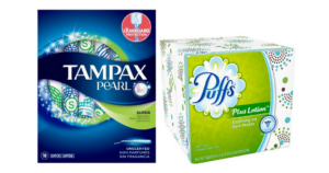 tampax and puffs