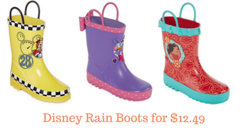 Disney Rain Boots for $12.49 
