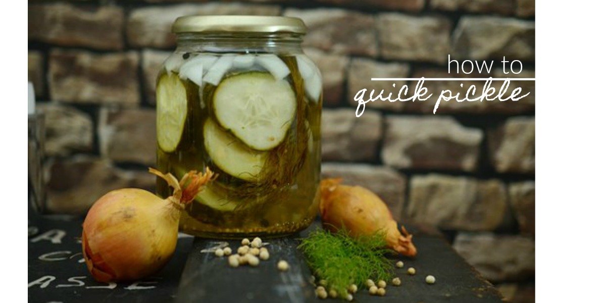 how to quick pickle