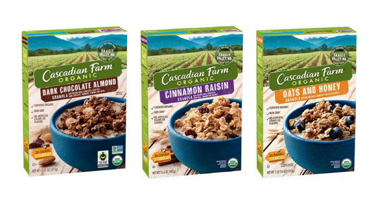 cascadian farm coupons cereal