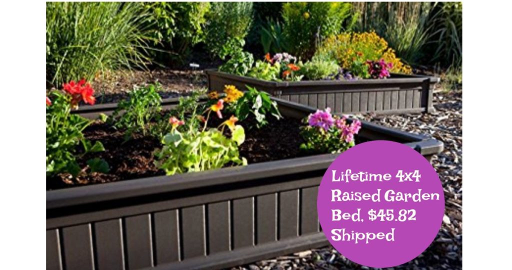 Lifetime 4x4 Raised Garden Bed 45 82 Shipped Southern Savers