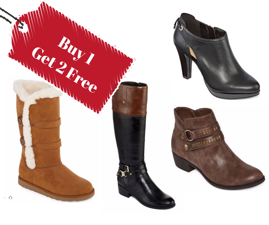 Buy 1 Get 2 Free: JCPenney Boots Sale 