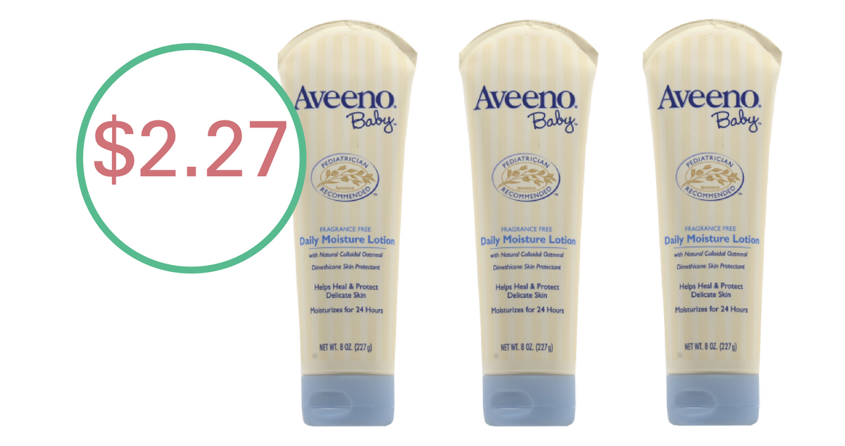 Aveeno Coupon | $2.27 For Baby Lotion 