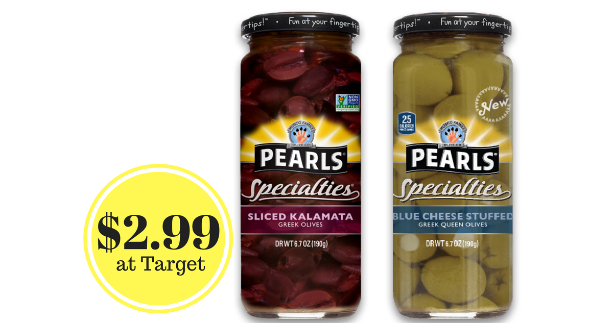 Pearls Specialty Olives, 2.99 at Target Southern Savers
