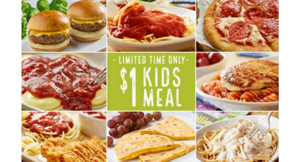 1 Olive Garden Kid S Meal Southern Savers