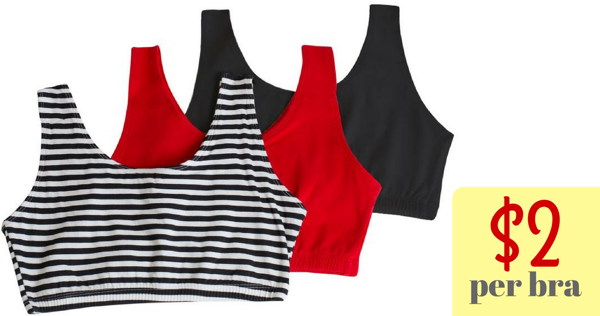 Walmart Deal  Fruit of the Loom Sports Bras for $2 Each :: Southern Savers