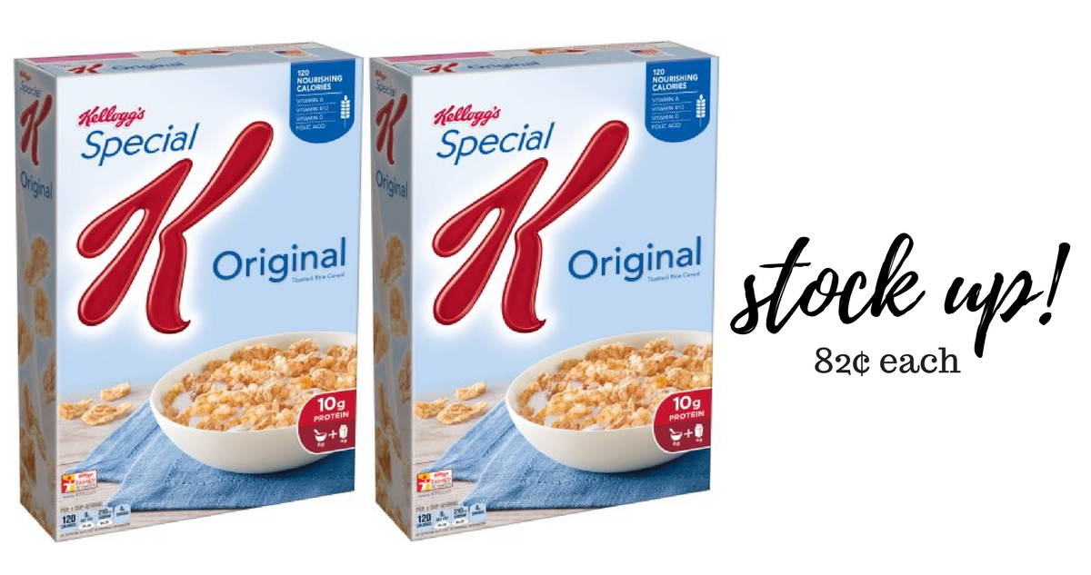 Kellogg's Special K Cereal, 82¢ Per Box :: Southern Savers