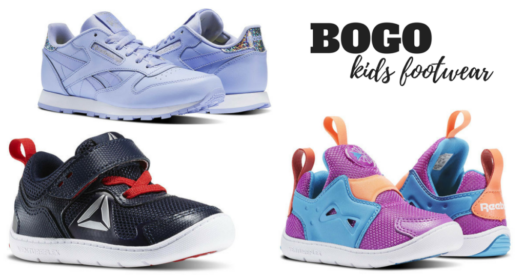 Reebok Deal: BOGO Kids Footwear 
