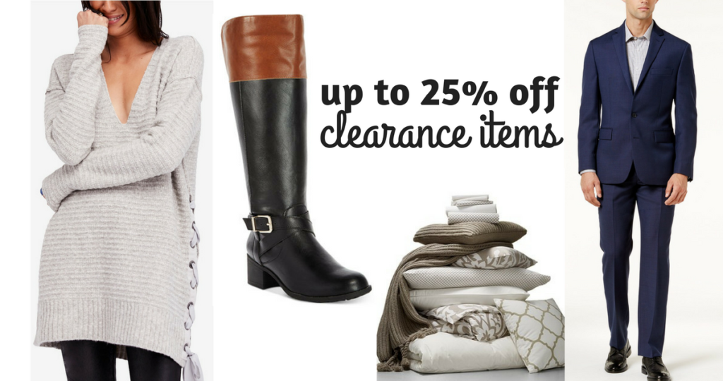 Macy&#39;s: Up to 25% Off Clearance Items, This Weekend Only :: Southern Savers