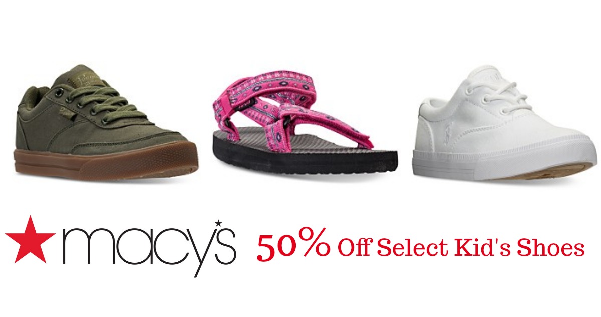 Macy&#39;s Sale | 50% Off Select Kid&#39;s Shoes :: Southern Savers
