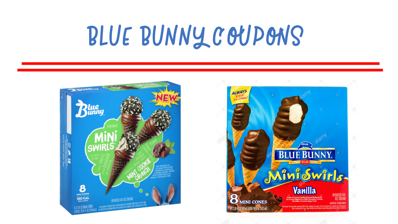 New Blue Bunny Ice Cream Swirls Coupon Southern Savers