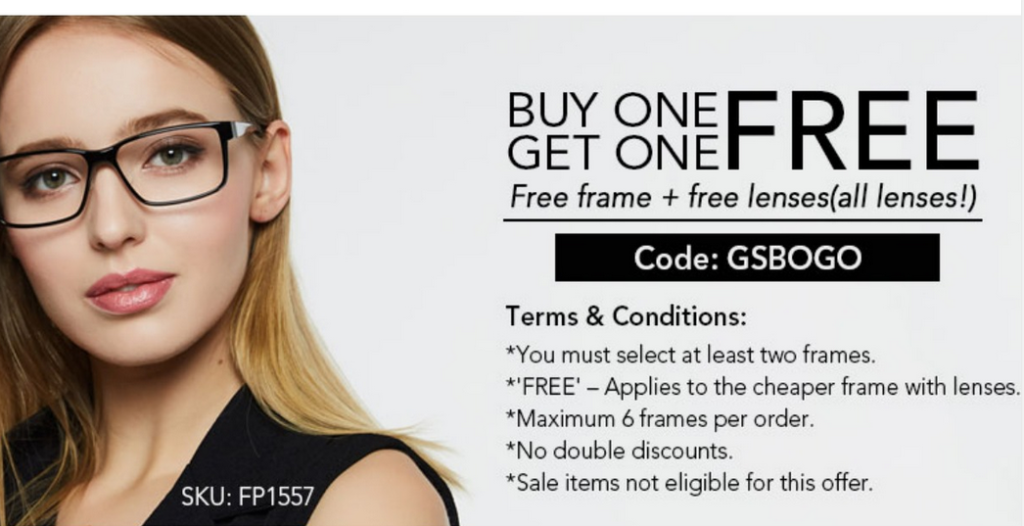 Code BOGO Prescription Eyeglasses Southern Savers