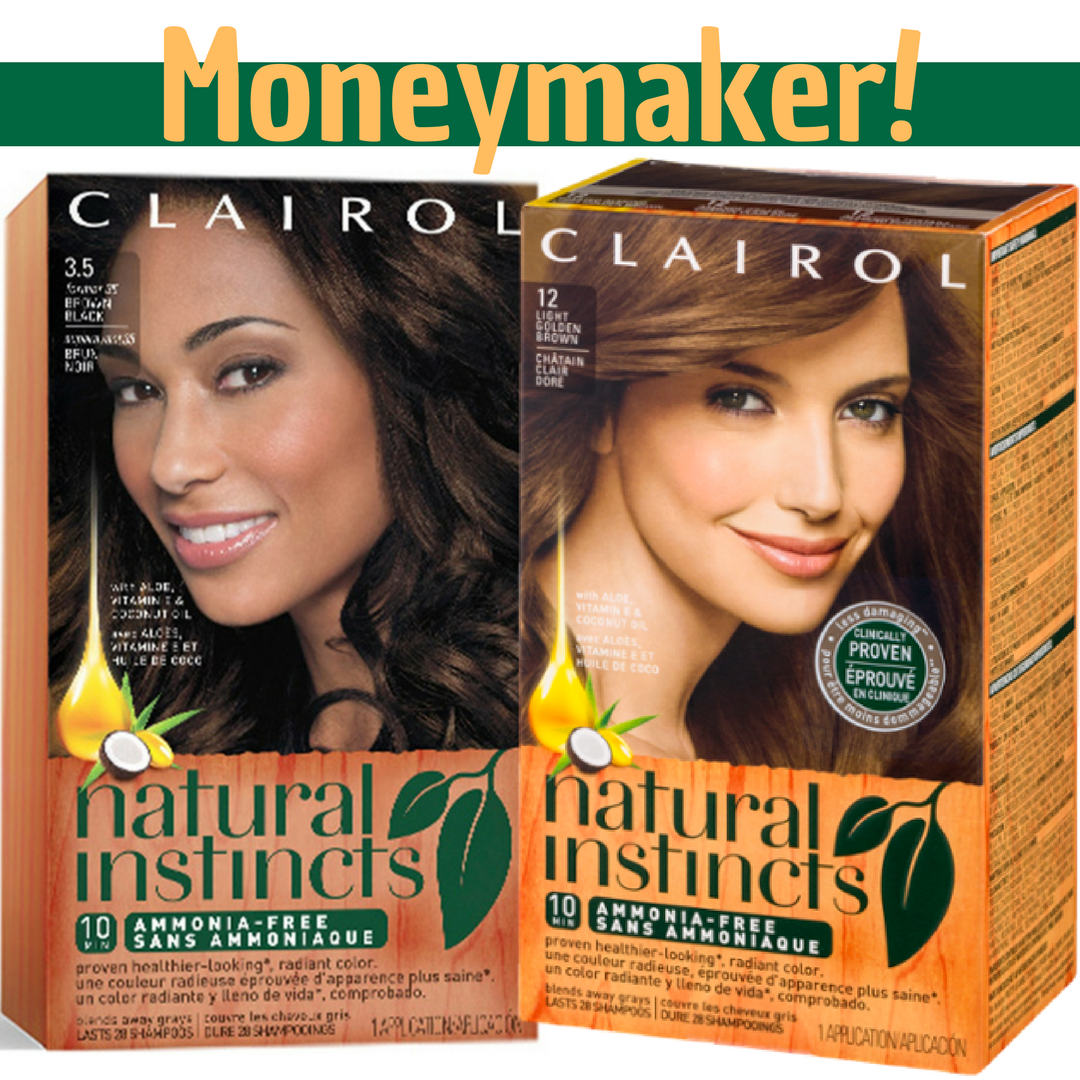 Clairol Coupons | Makes Natural Instincts Hair Color Moneymaker