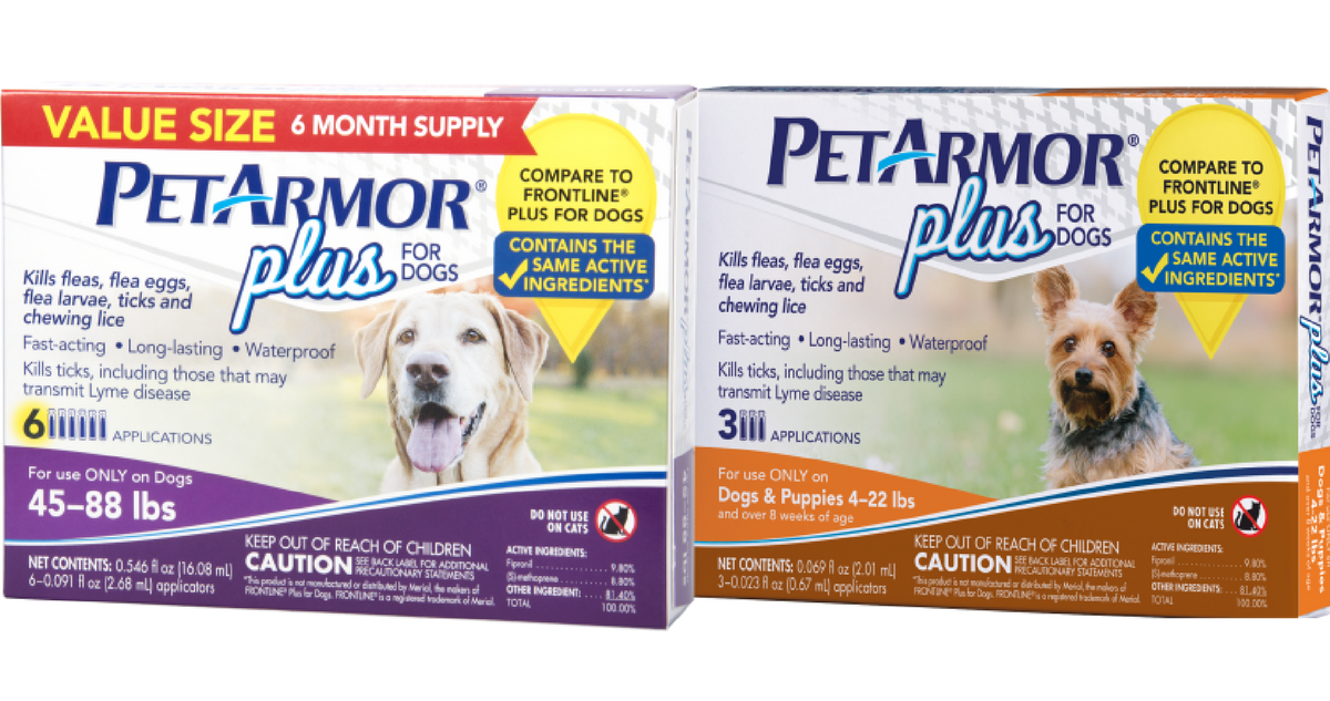 PetArmor Coupon Flea & Tick Treatment for 5.40 Per Application