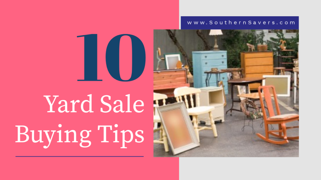 10 Yard Sale Buying Tips to Grab Great Deals :: Southern Savers