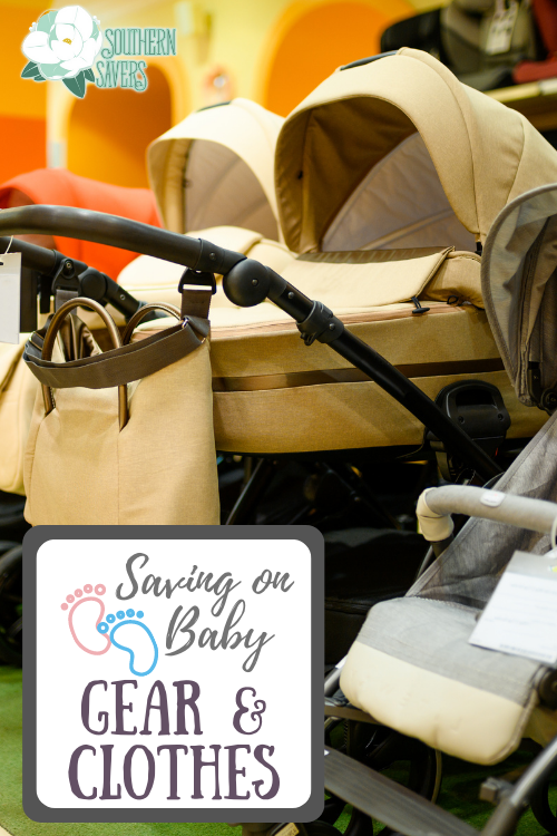 Buying stuff for baby can be overwhelming, especially when you look at the price tags! Here's how to save on baby gear and clothes.