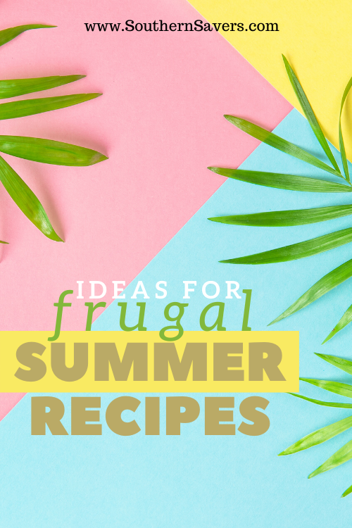 You can meet your grocery budget with these frugal summer recipes using ingredients you can get on sale at the store this summer!