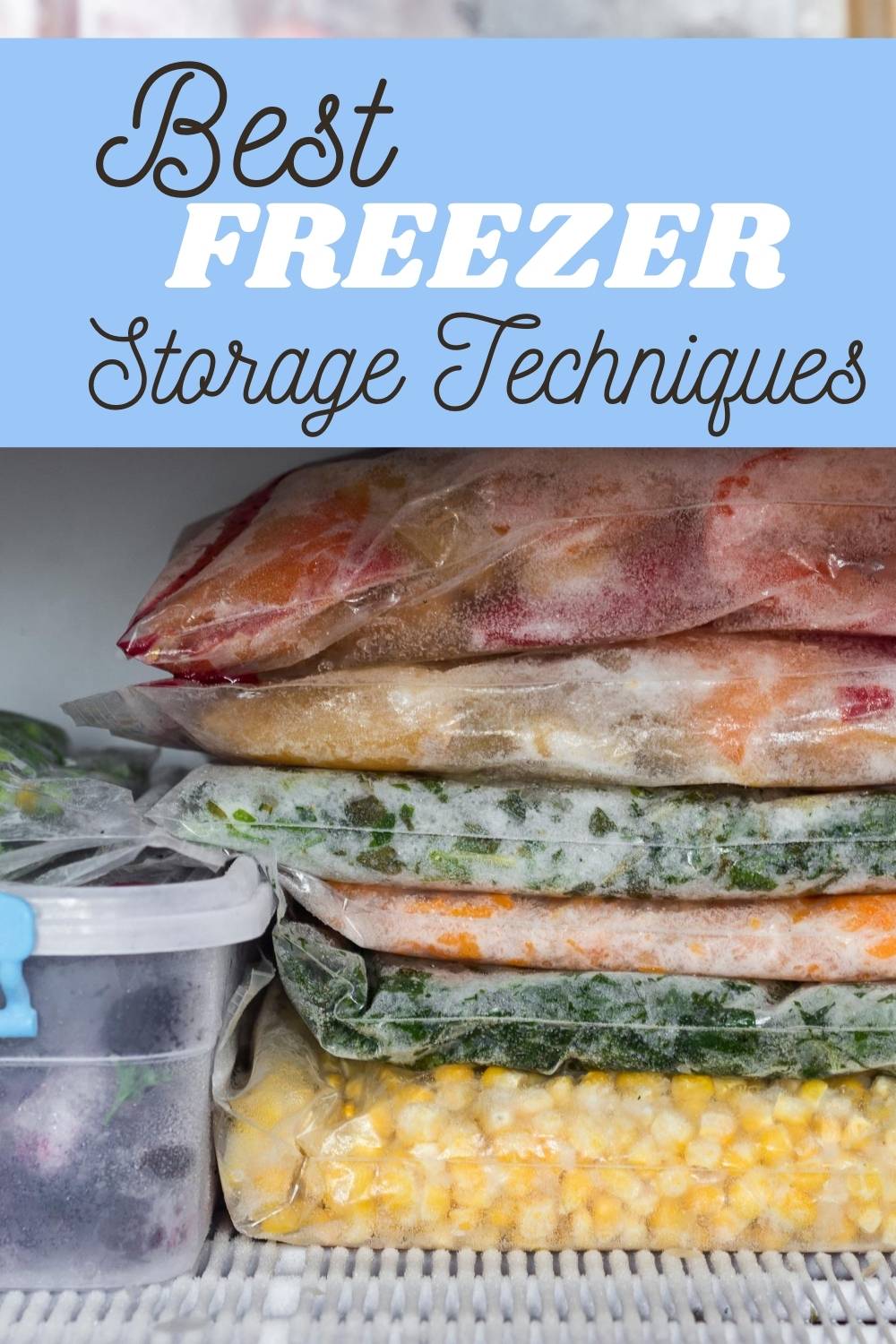 Utilizing your freezer is a great way to stretch your food budget and make your time in the kitchen easier. Here is my list of the best freezer techniques!