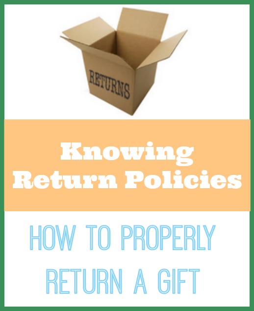 Knowing Return Policies How to Properly Return a Gift Southern Savers