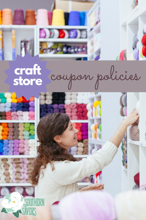 Craft stores remain a popular place to shop in person, so make sure you have the latest info on craft store coupon policies! 