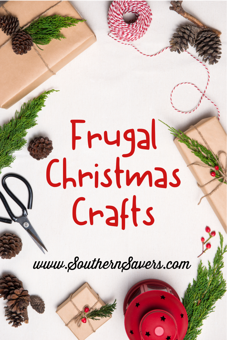 Frugal Christmas crafts are a great way to decorate your home on a budget as well as provide fun activities for chill winter days.