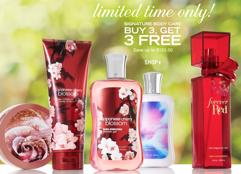 Bath & Body Works: $10 off $30 Plus Free Shipping :: Southern Savers