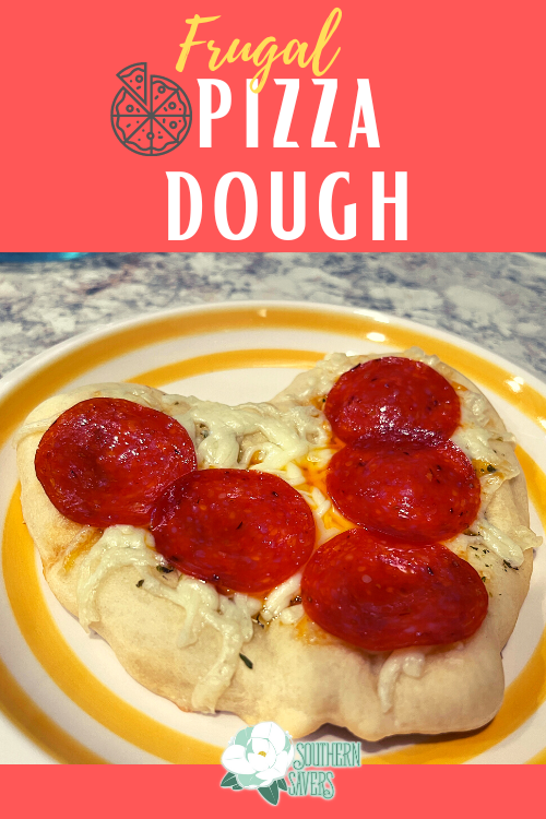 If you want to save money on pizza but still make something delicious, try my frugal pizza dough recipe! Personalize your toppings on this chewy crust!