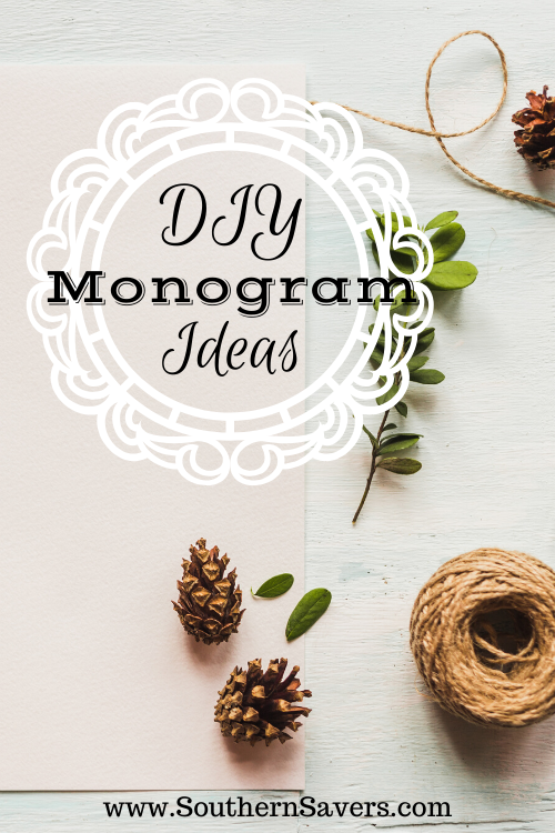 DIY monograms are a cheaper alternative than paying someone else to do them or buying them from a store. Check out these easy DIY monogram ideas!