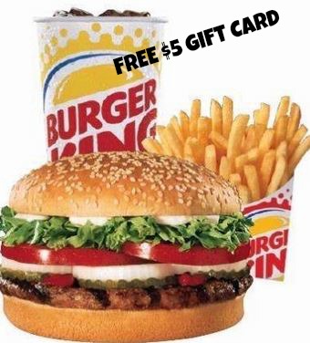 Free $5 Burger King Gift Card :: Southern Savers