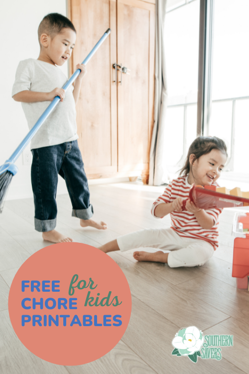 This list of over a dozen free chore printables can help you encourage your kids toward independence and helping around the house!
