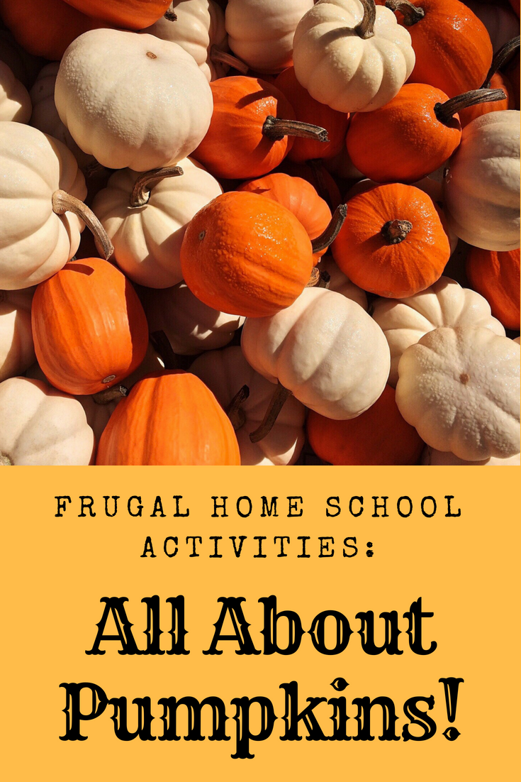 frugal home school activities pumpkin
