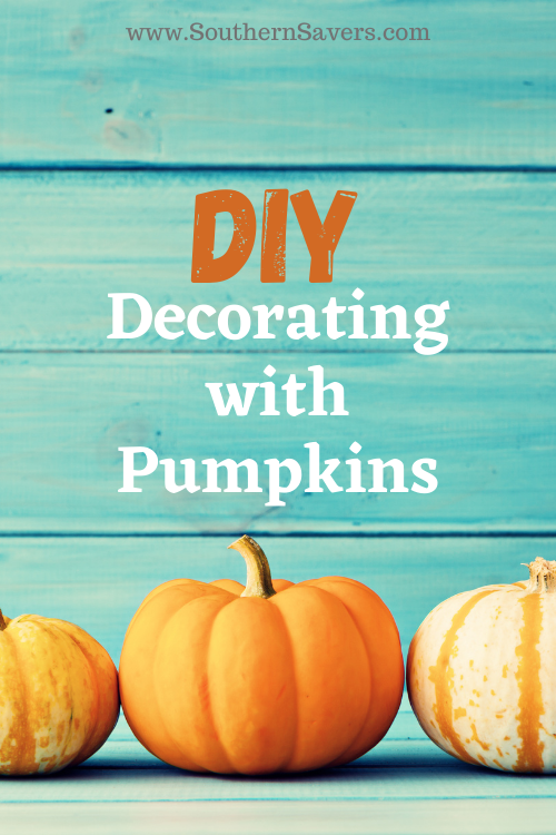 If you want your house to look like fall is finally here, why not try decorating with pumpkins? They are inexpensive and easy to use in home decor!