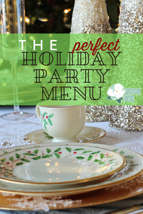 If you're hosting an event this holiday season, here is a plan for a full holiday party menu using frugal food items and delicious recipes!