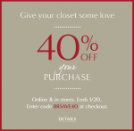 Banana Republic Coupon Code: Extra 40% off Entire Order :: Southern Savers