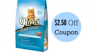 $2.50 Off 9Lives Cat Food Coupon :: Southern Savers