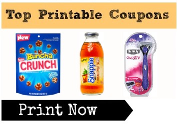 New Printable Coupons | Land O Lakes, Schick, Snapple &amp; More ...