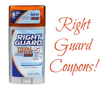 Right Guard Coupons | Deodorant $1.50 at Walgreens! :: Southern Savers