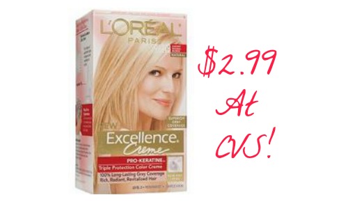 CVS Deal: $2.99 L'Oreal Excellence Hair Color Starting 8/3 :: Southern