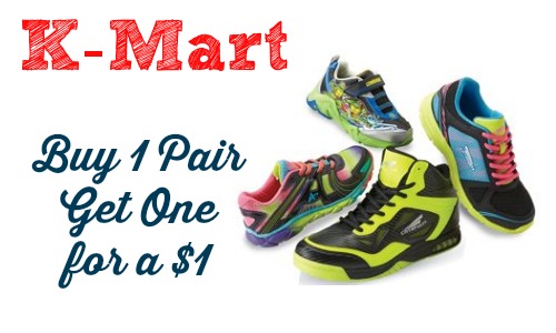 K-Mart Deal: Buy One Get One For $1 Athletic Shoes :: Southern Savers