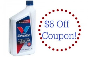New Valvoline Motor Oil Coupon | Makes it $12.97! :: Southern Savers