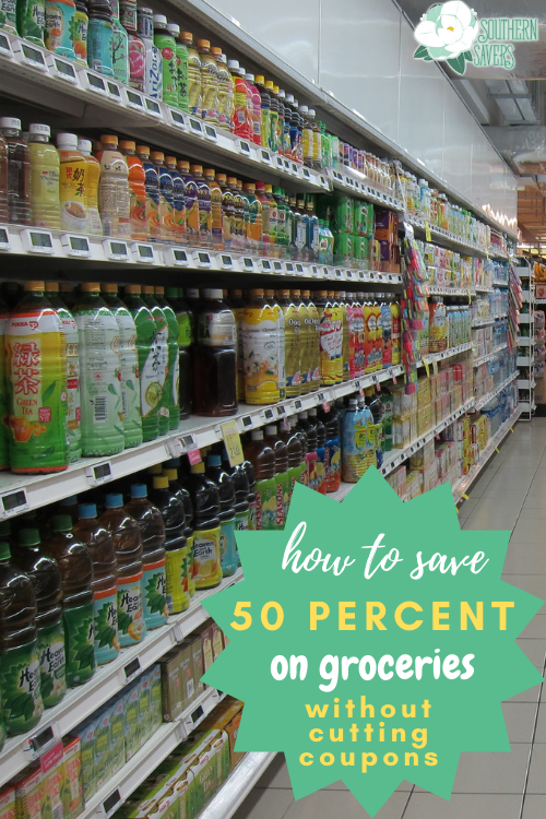 If cutting coupons is not your cut of tea, you can still save 50 percent on your grocery budget every month. Here are my top tips!