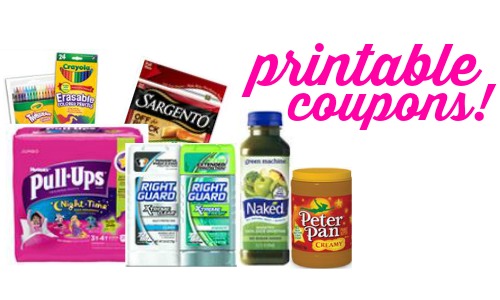 New Savings Printable Coupons | Crayola, Del Monte, Sargento & More ...