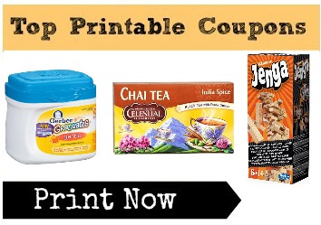 New Printable Coupons | Celestial Seasonings, Gerber, Hasbro &amp; More ...
